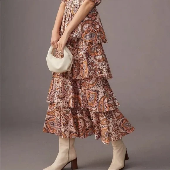 Kachel X Anthropologie Tiered Maxi Dress - Picture 4 of 5